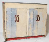 RETRO VINTAGE 20TH CENTURY FACTORY INDUSTRIAL METAL CABINET