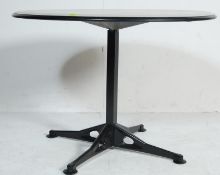 RETRO VINTAGE HERMAN MILLER CIRCULAR DINING TABLE