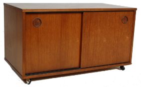 VINTAGE RETRO 1960’S TEAK WOOD LOW CABINET BY AVALON