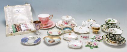 COLLECTION OF LATE 20TH CENTURY CHINA TEA SERVICES