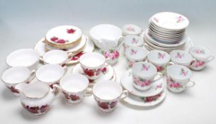 TWO VINTAGE 20TH CENTURY FINE BONE CHINE TEA SETS