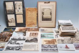 EPHEMERA - COLLECTION OF POSTCARDS AND EGYPT MAP