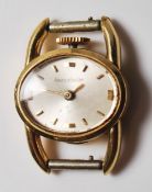 VINTAGE JAEGER LECOULTRE 18CT GOLD LADIES WATCH