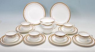 ANTIQUE VICTORIAN COLLINGWOOOD 21 PIECE FINE BONE CHINA TEA SERVICE