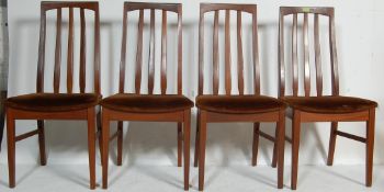 SET OF FOUR VINTAGE RETRO 20TH CENTURY G-PLAN TEAK WOOD DINING CHAIRS