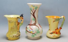 COLLECTION OF CHARLOTTE RHEAD AND BURLEIGHWARE VASES
