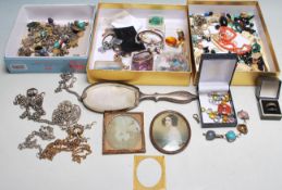 ANTIQUE AND VINTAGE MIXED JEWELLERY AND FINDINGS
