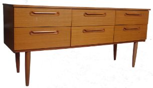 1970’S SCHREIBER TEAK WOOD CHEST OF DRAWERS