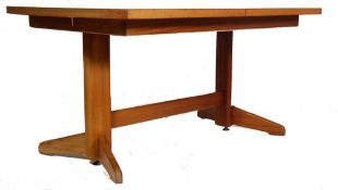 RETRO 20TH CENTURY TEAK WOOD EXTENDING DINING TABLE