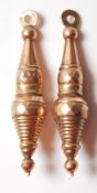 PAIR OF VICTORIAN ANTIQUE GOLD EARRINGS