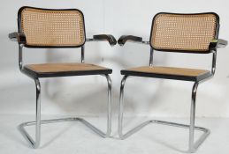 A PAIR OF RETRO VINTAGE ITALIAN CESCA CHAIRS