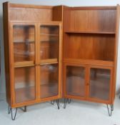 TWO 1970’S TEAK WOOD G-PLAN BOOKCASES / CABINETS