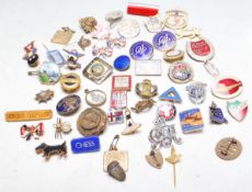 COLLETION OF MIXED 20TH CENTURY ENAMELLED BADGES