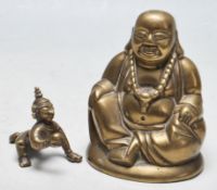 ANTIQUE 19TH CENTURY KRISHNA HOLDING A BUTTER BALL