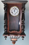 20TH CENTURY WALNUT CASED VIENNA REGULATOR WALL CL