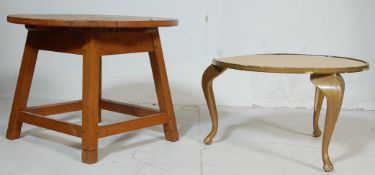 TWO MID CENTURY RETRO COFFEE TABLES / OCCASIONAL T