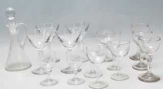 COLLECTION OF 19TH CENTURY VICTORIAN DRINKING GLAS