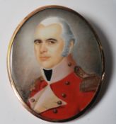 GEORGIAN PAUL FREDERICK DE CASELLI PORTRAIT MINIAT