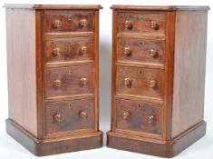 PAIR OF ANTIQUE 19TH CENTURY MAHOGANY BEDSIDE CHESTS