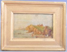 19TH CENTURY VICTORIAN MINIATURE OIL PAINTING