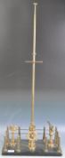 VINTAGE NAUTICAL DESK TIDY OF BRASS AND COPPER CONSTRUCTION