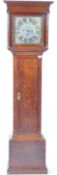 ANTIQUE GEORGIAN OAK 8 DAY LONGCASE CLOCK