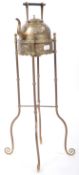 CHARMING 19TH CENTURY AESTHETIC MOVEMENT BRASS KETTLE ON STAND