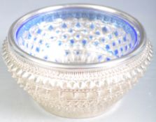 ANTIQUE INDIAN RAJ PERIOD SILVER DISH WITH LATER LINER