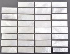 19TH CENTURY CHINESE MOTHER OF PEARL GAMING TOKENS