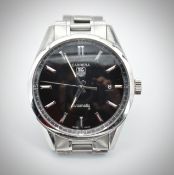 2011 Tag Heuer Carrera Calibre 6 Stainless Steel Automatic Wristwatch