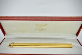 Carter - Must De Cartier Gold Plated Pencil In Presentation Case