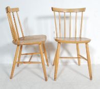 PAIR OF 20TH CENTURY ERCOL STYLE DINING CHAIRS