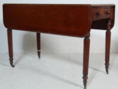 19TH CENTURY VICTORIAN MAHOGANY PEMBROKE TABLE