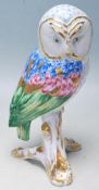 VISTA ALEGRE PORCELAIN OWL FIGURINE
