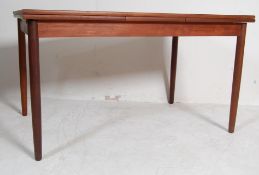 VINTAGE RETRO 20TH CENTURY TEAK WOOD EXTENDING DINING TABLE