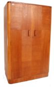 1930’S ART DECO OAK BACHELORS WARDROBE COMPACTOM