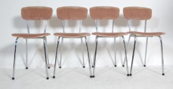 FOUR VINTAGE CHROME AMERICAN DINER / DINING CHAIRS