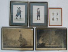ANTIQUE 19TH CENTURY LITHOGRAPHS PEINTS / ETCHING PLATES