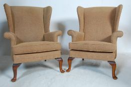 TWO VINTAGE RETRO 20TH CENTURY PARKER KNOLL ARMCHAIRS