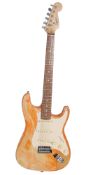 VINTAGE RETRO SQUIER STRAT ELECTRIC GUITAR BY FENDER