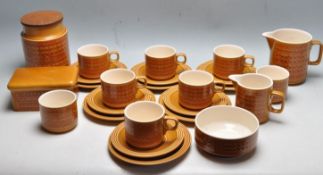 COLLECTION OF 1970’S HORNSEA SAFFRON CERAMIC WARE