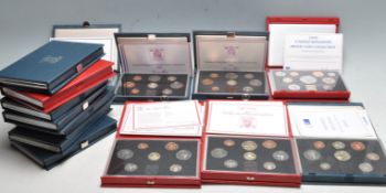 FOURTEEN 1980'S AND 1990'S UNITED KINGDOM COIN SETS