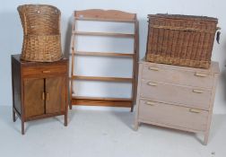 MID CENTURY HEALS MANNER LIMED OAK CHEST OF DRAWERS