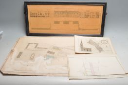 COLLECTION OF ANTIQUE LONDON RELATED MAPS & PLANS