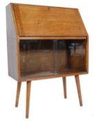 VINTAGE 1960'S LIGHT OAK VENEER BUREAU DESK