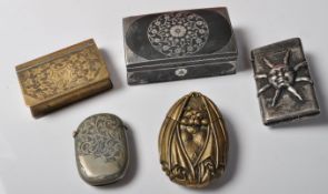 COLLECTION OF EARLY 20TH CENTURY VESTA CASES