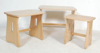 CONTEMPORARY ERCOL WINDSOR RANGE NEST OF TABLES