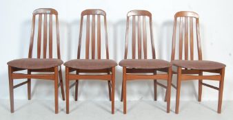 FOUR G PLAN STYLE TEAK WOOD DINING CHAIRS
