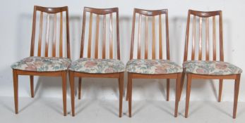 SET OF FOUR RETRO VINTAGE 1970S TEAK WOOD G PLAN DINING CHAIRS