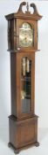 REGENCY REVIVAL BLUART LONGCASE CLOCK